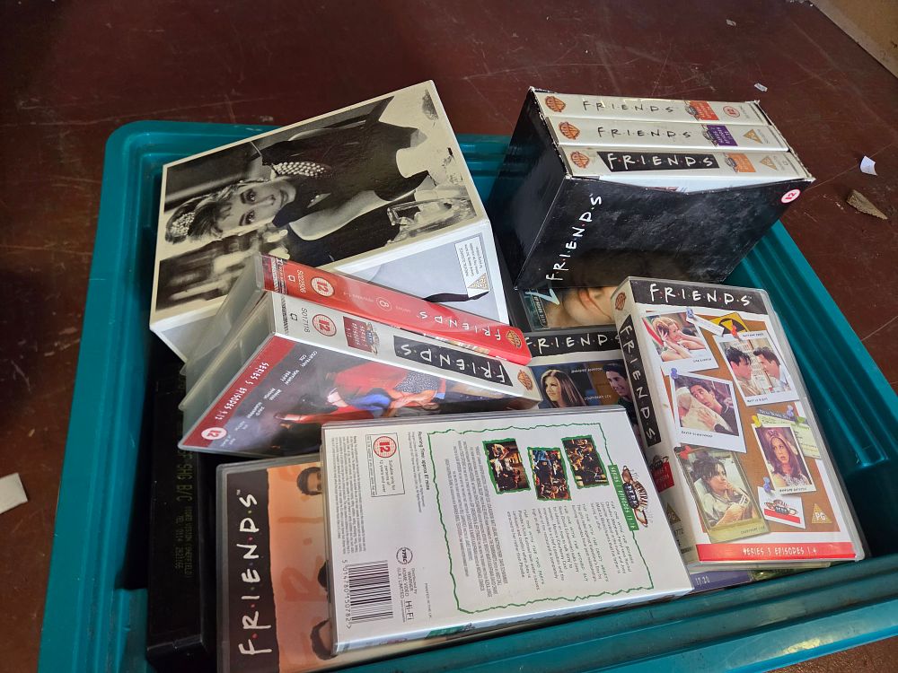 Lot 438 – A Collection of Friends Television Series and Audrey Hepburn VHS Box Sets etc