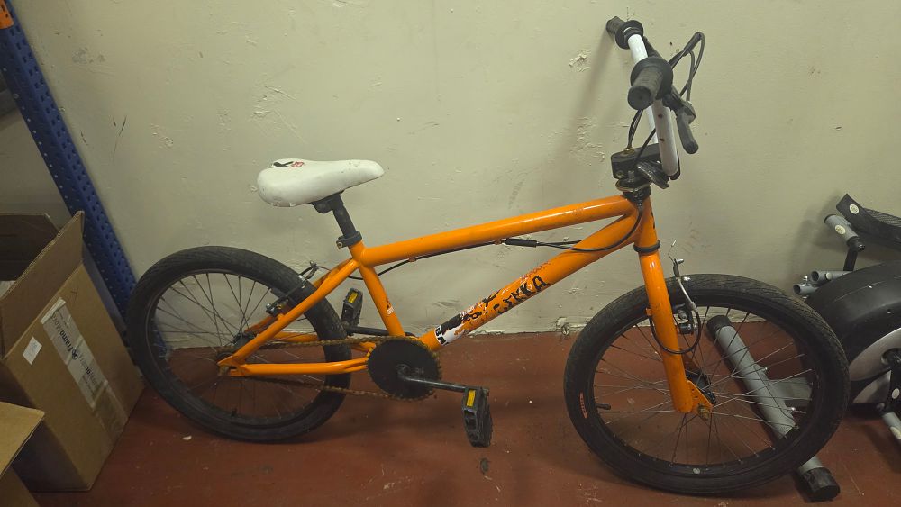 Lot 175 – Bazooka BMX Style Freestyle Bicycle in Orange