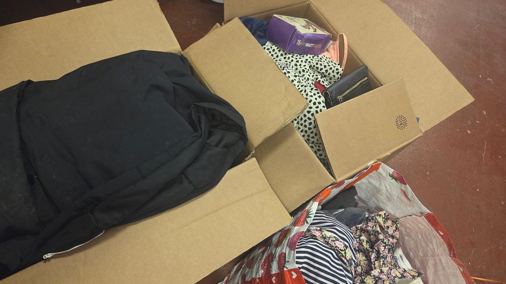 Lot 234 – Two Boxes of Clothing and Accessories