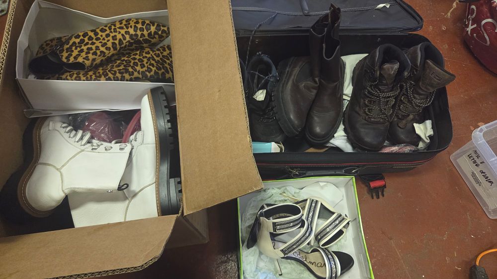 Lot 235 – Two Boxes and Case of Men’s and Women’s Fashion and Outdoor Footwear