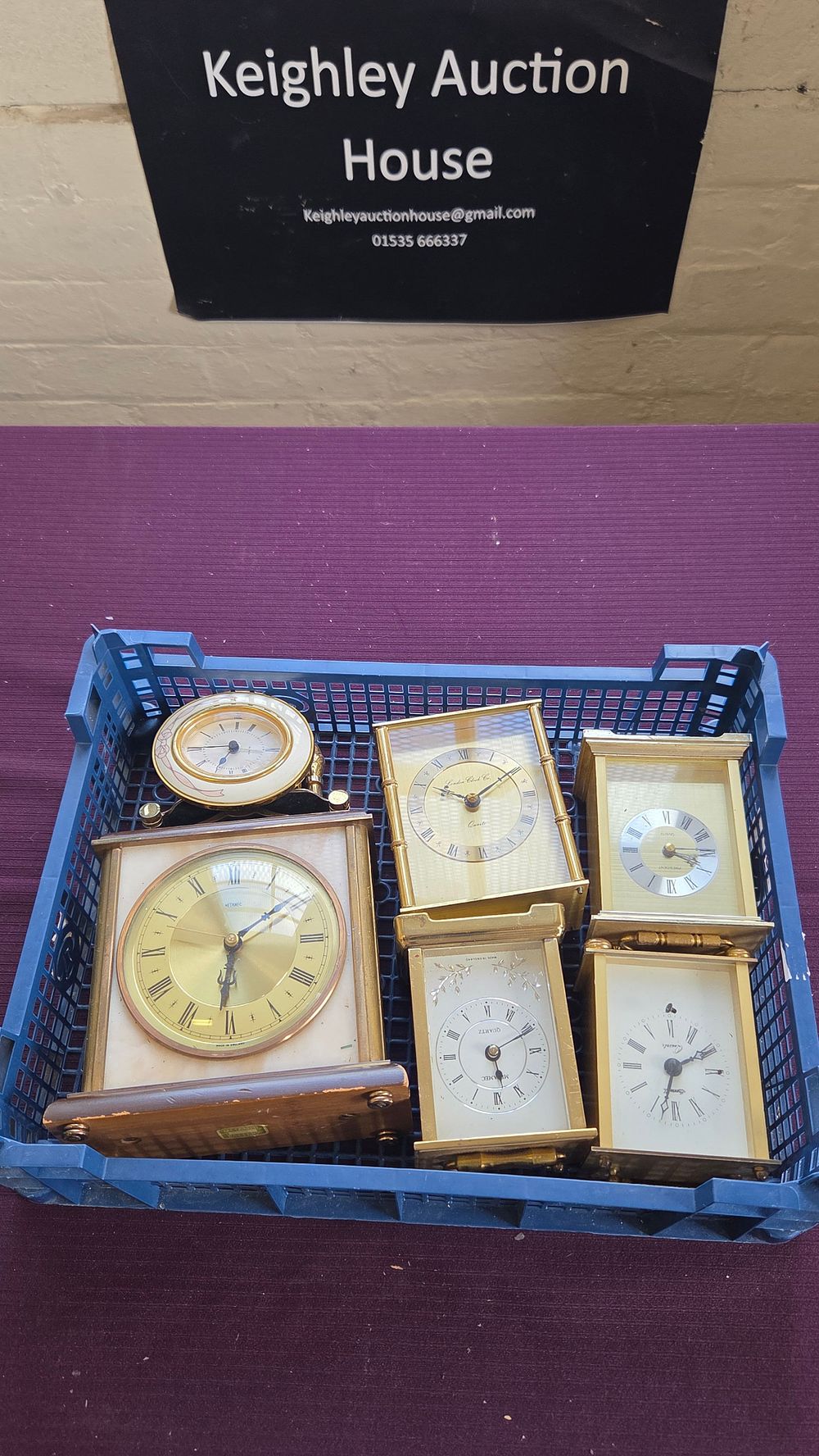 Lot 282 – A Collection of Mantel Clocks