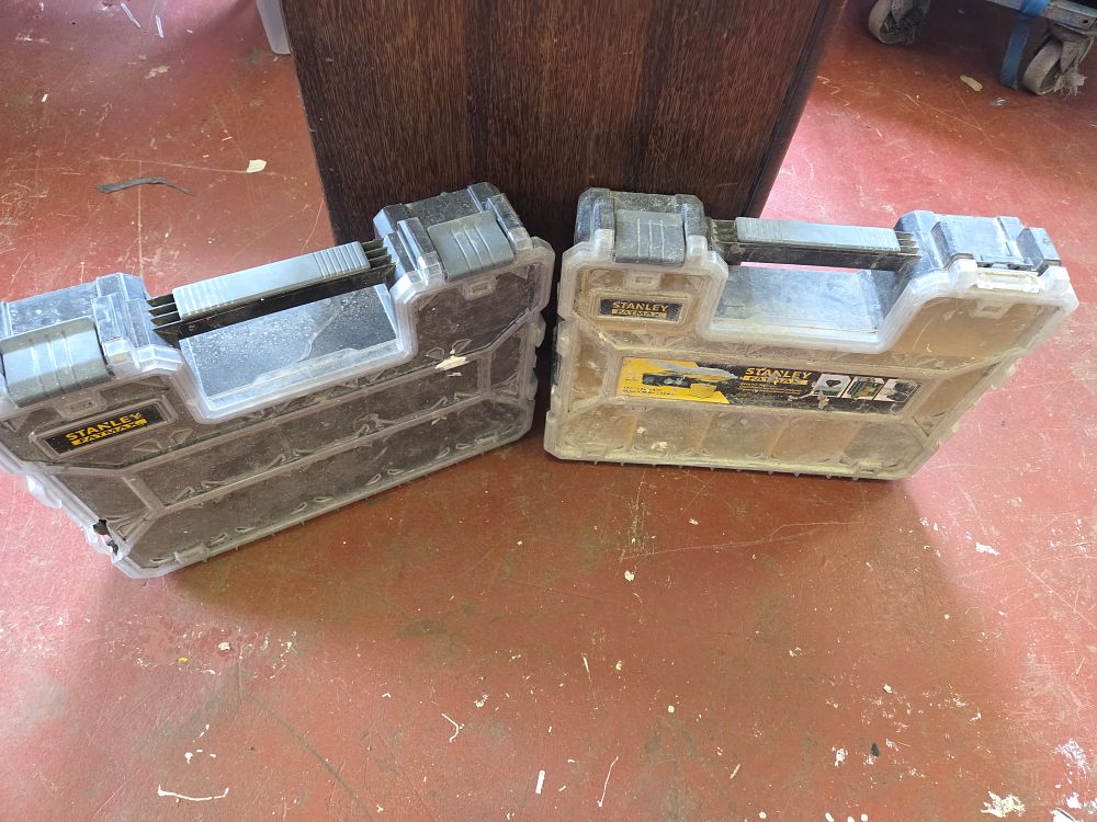 Lot 390 – A Pair of Stanley FatMax Professional Deep Pro Organisers