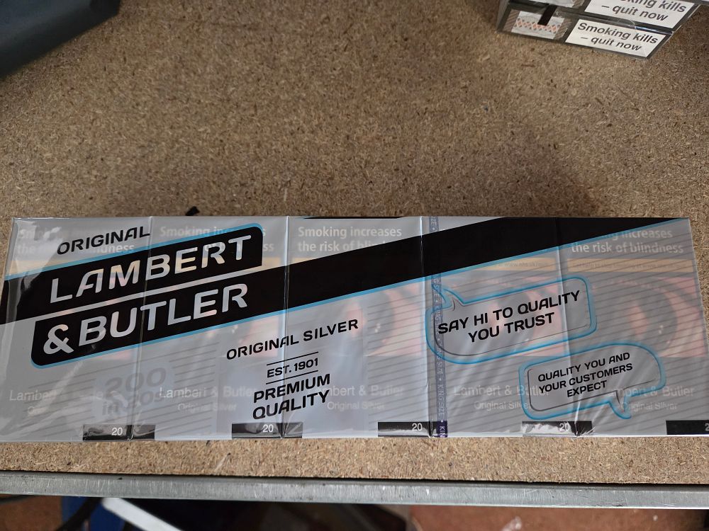 Lot 396 – A Sleeve of Lambert & Butler Original Cigarette Packs