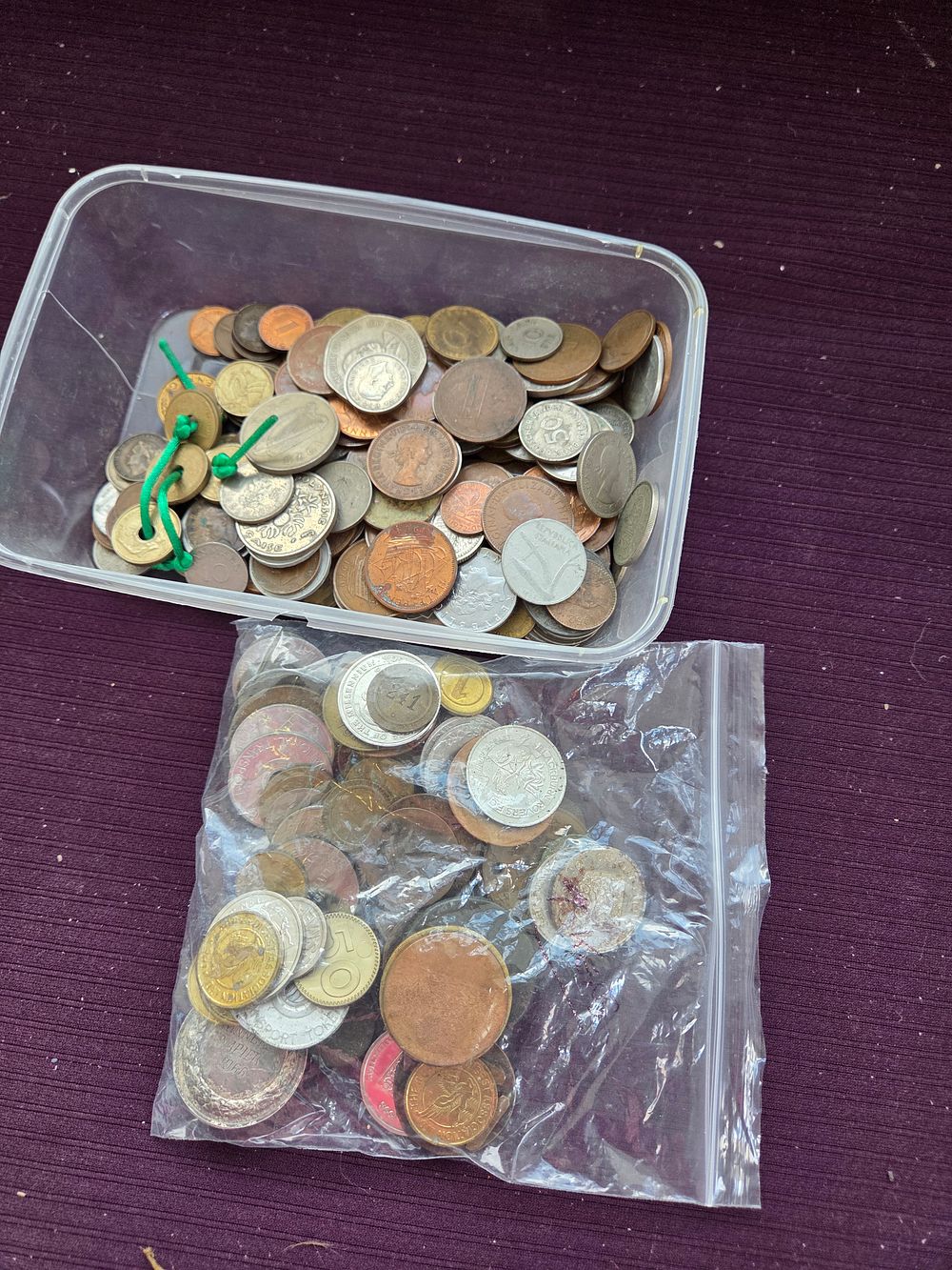 Lot 649 – A Collection of World Coins, Commemorative Medals, and Transport Tokens