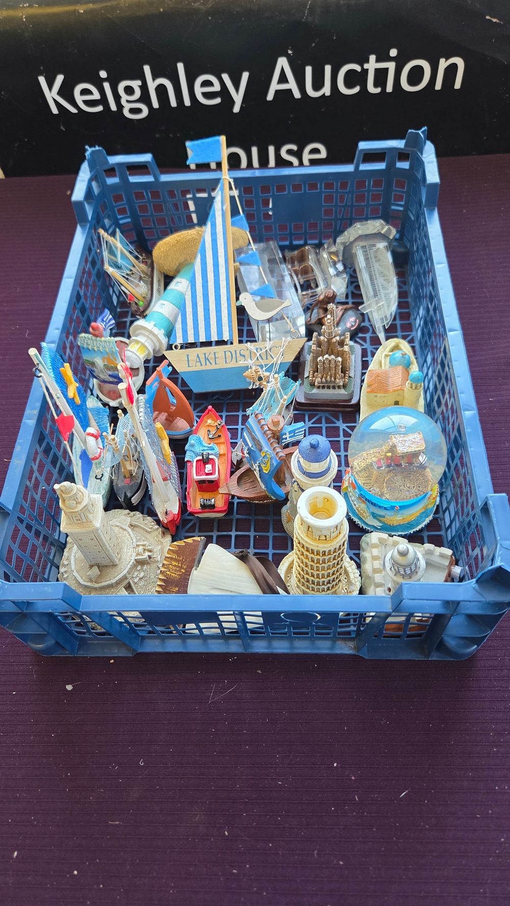Lot 164 – A Collection of Maritime and Coastal Themed Souvenir Models and Ornaments