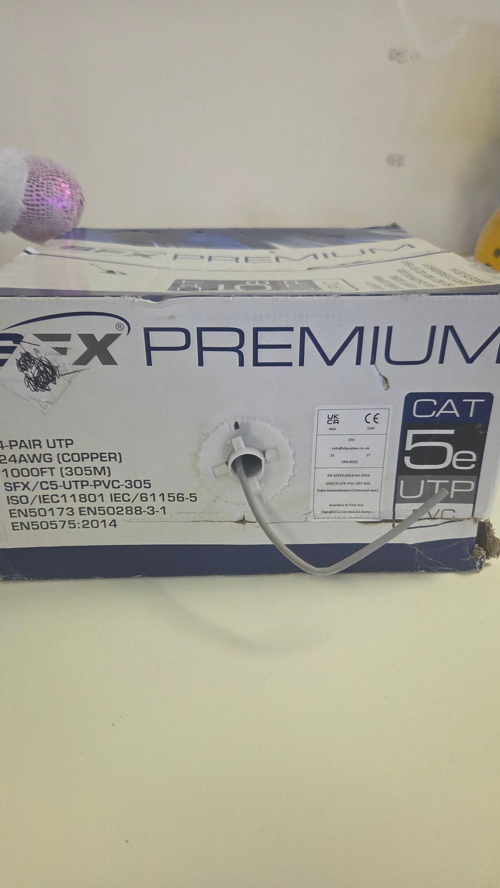 Lot 219 – SFX Premium Cat 5e UTP Internal Networking Cable