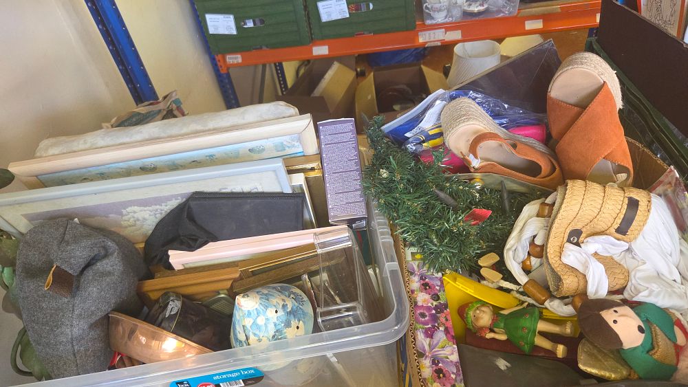 Lot 233 – Two Boxes of Mixed Household Sundries, Decorative Items, and Accessories