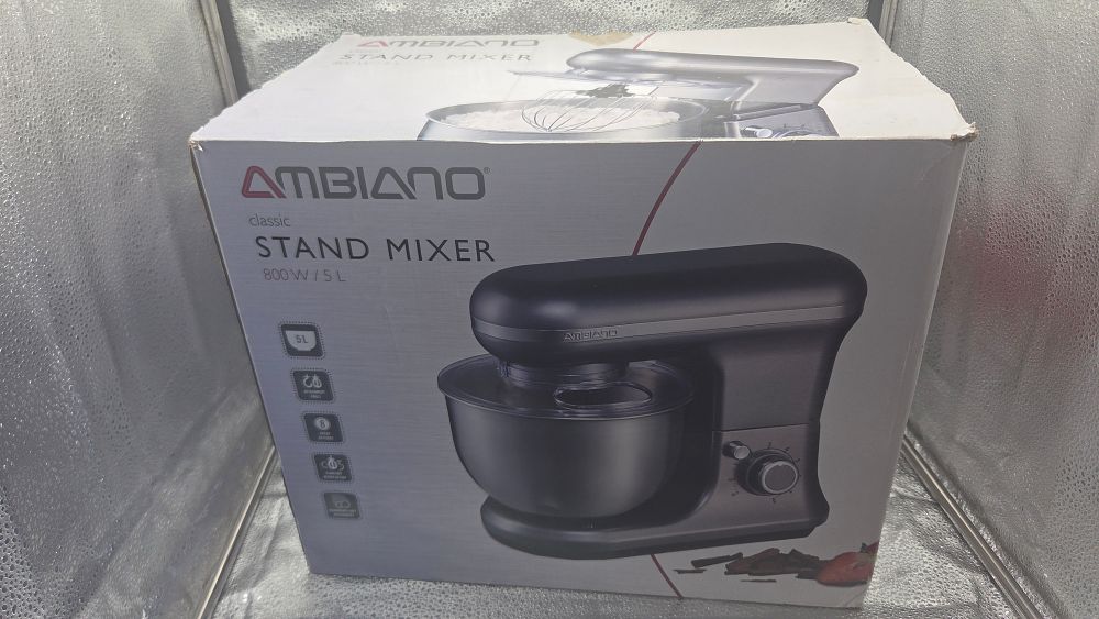 Lot 288 – New Ambiano Classic Stand Mixer in Matte Black Finish