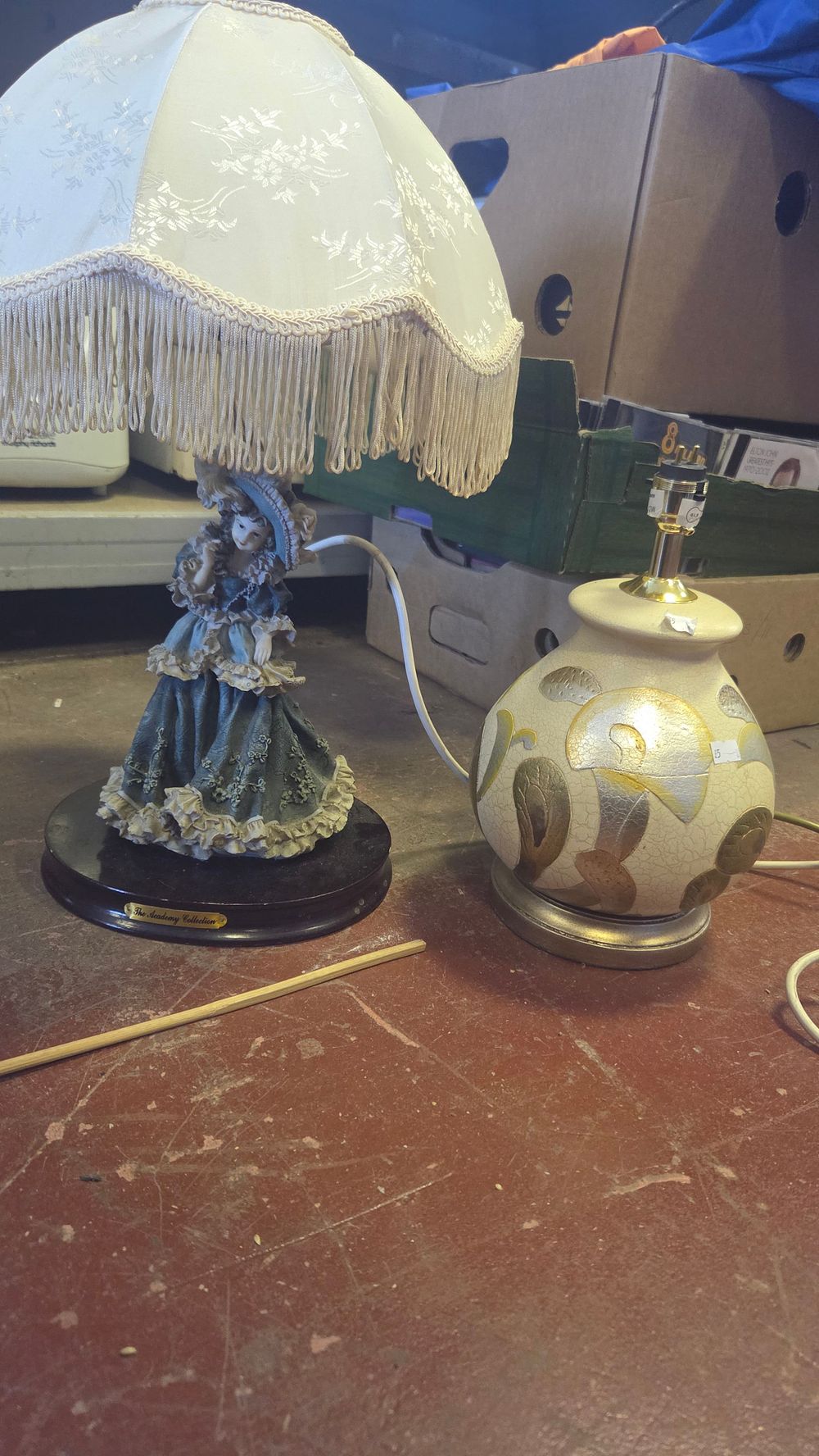 Lot 340 – Two Decorative Table Lamps including a The Academy Collection Figural Lamp