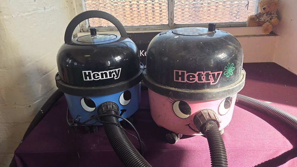 Lot 368 – A Pair of Numatic International Henry and Hetty Canister Vacuum Cleaners. Henry in Working Order