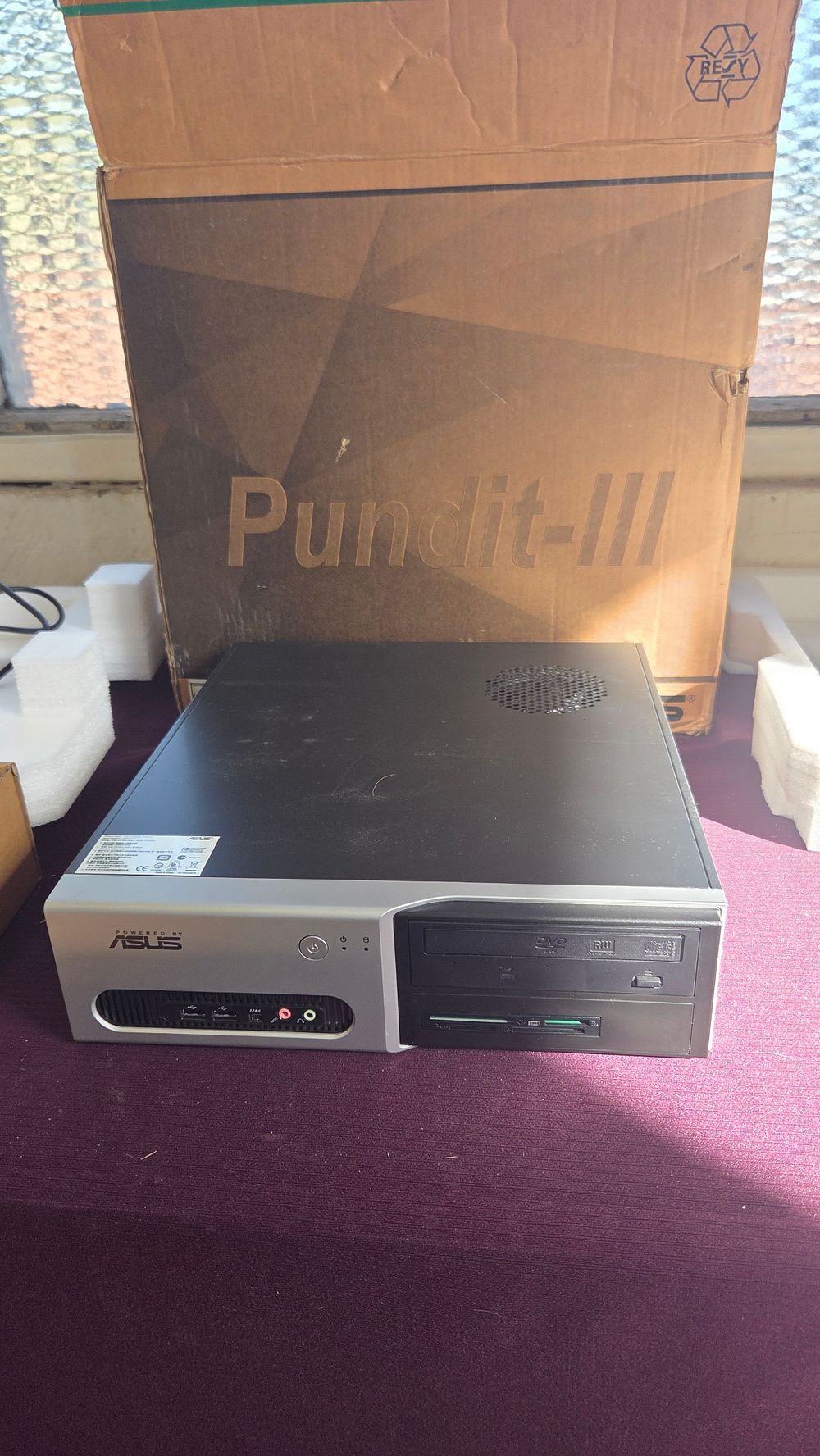 Lot 374 – ASUS Pundit-PH3 Barebone Desktop Computer System with Original Box
