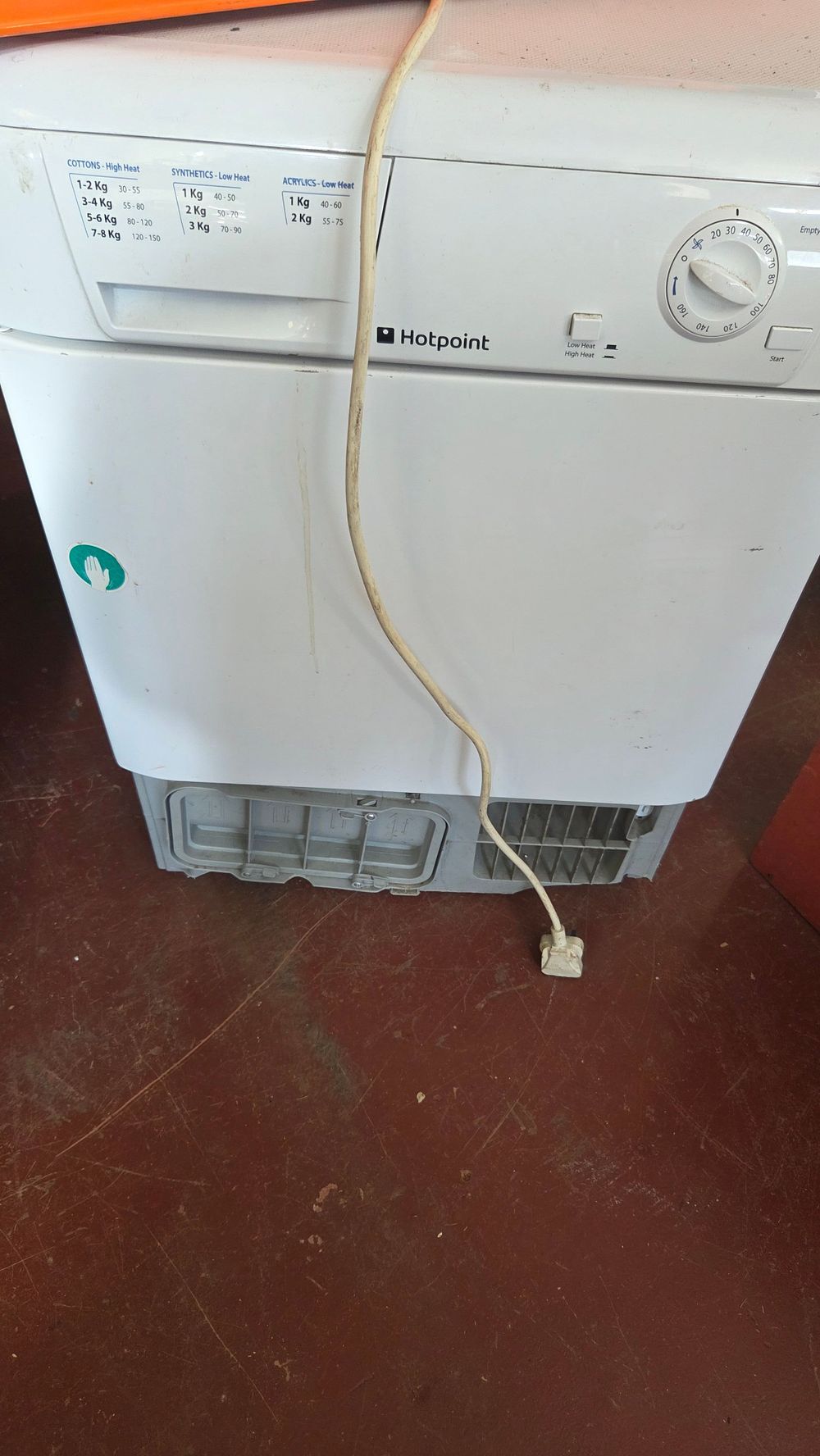 Lot 376 – A Hotpoint Tumble Dryer working order