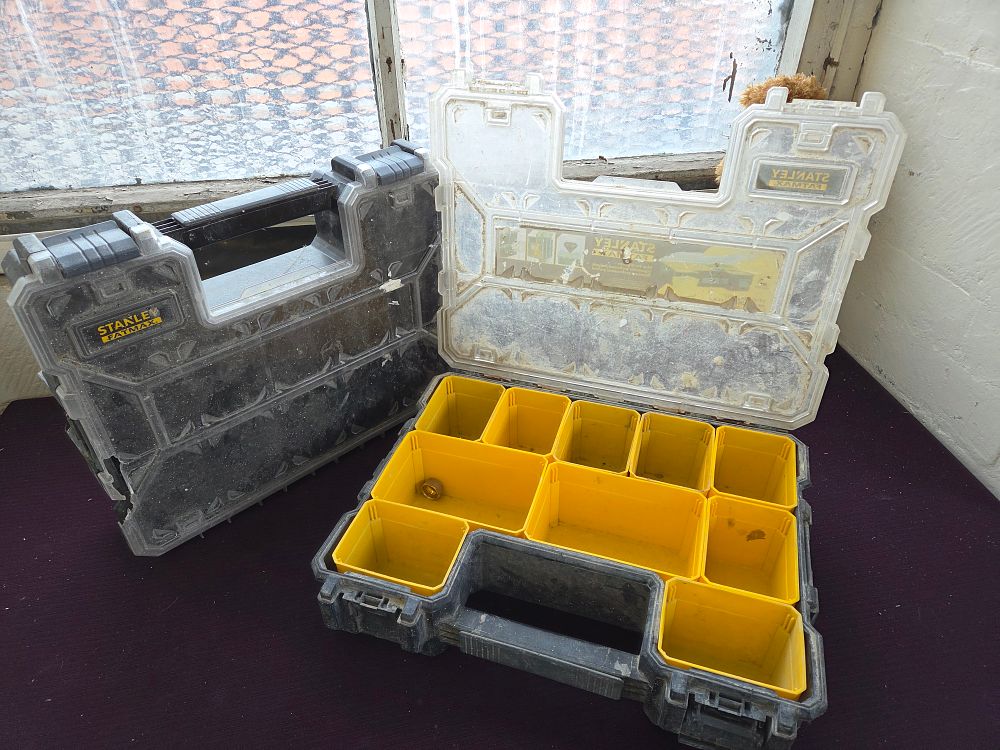 Lot 401 – A Pair of Stanley FatMax Professional Small Parts Organiser Toolboxes