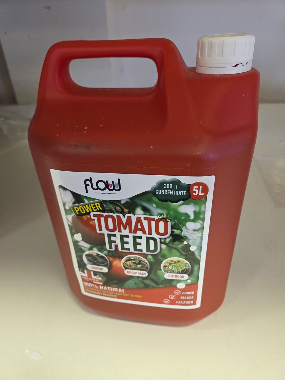 Lot 419 – Flow Power Tomato Feed 5L 300:1 Liquid Concentrate Fertiliser