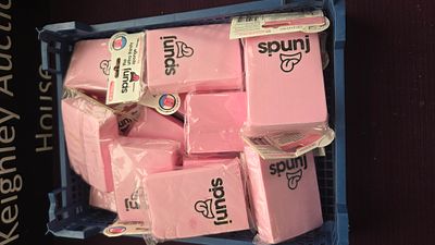 A Group of spunj Ultra Thirsty Sponges in Pink