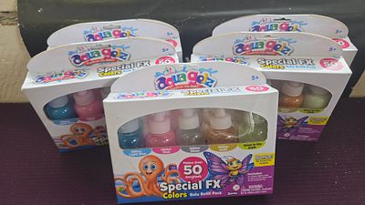 Five KidWize Aqua Gelz Special FX Colours Gelz Refill Packs