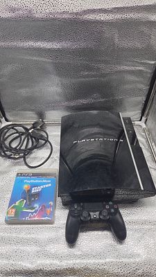 A Sony PlayStation 3 Original Console with DualShock 4 Controller and Software