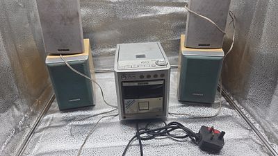 A Group of Audio Equipment including an Aiwa XR-M33 Compact Hi-Fi System