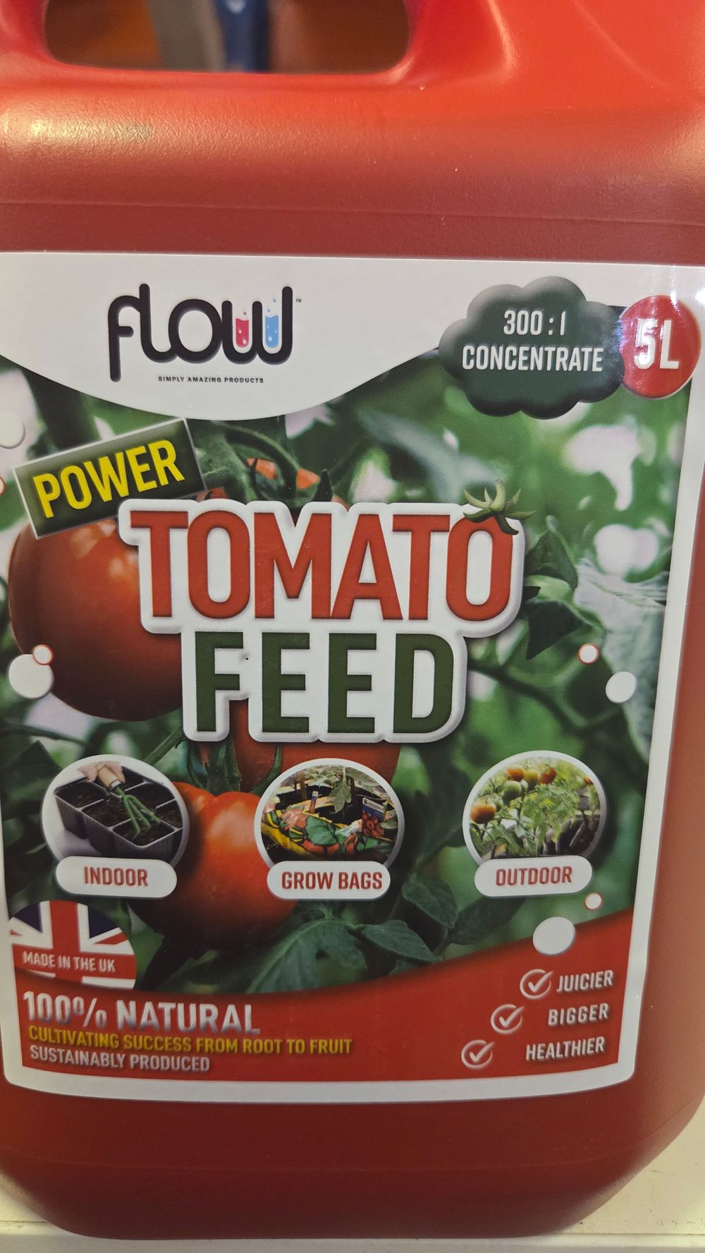 Lot 246 – Flow Power Tomato Feed 5L 300:1 Liquid Concentrate