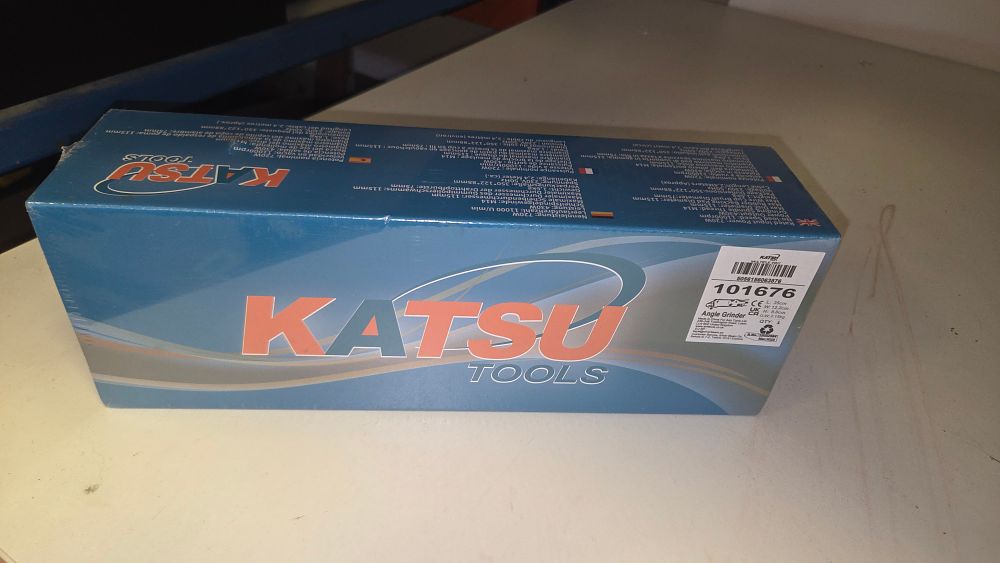 Lot 306 – A KATSU Tools 115mm Angle Grinder Model 101676