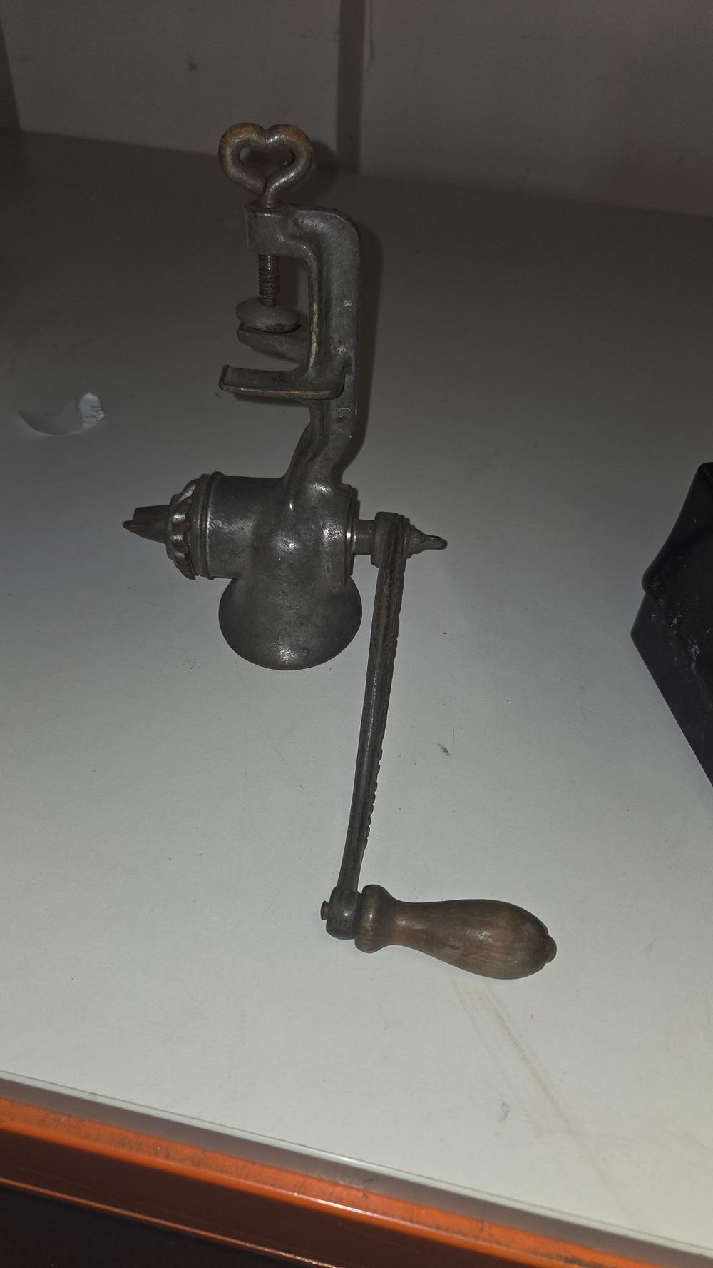 Lot 341 – Antique Enterprise Manufacturing Co. Cast Iron Meat Mincer