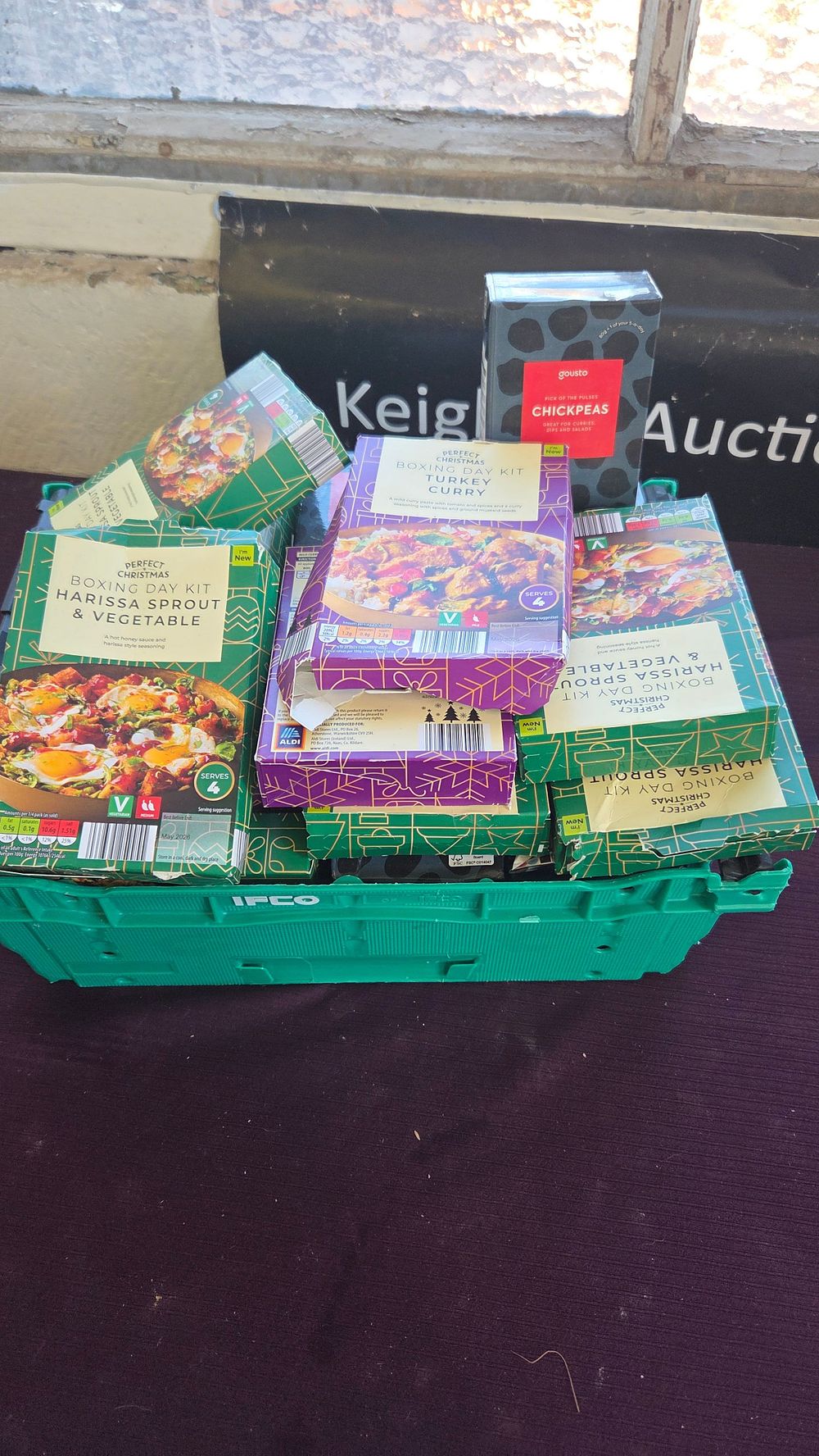 Lot 219 – An Assortment of Aldi and Gousto Meal Kits and Food Items