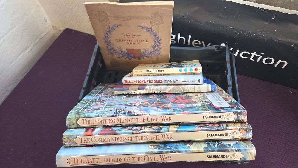 Lot 223 – A Collection of Military History Books and Pamphlets including Salamander Civil War Titles