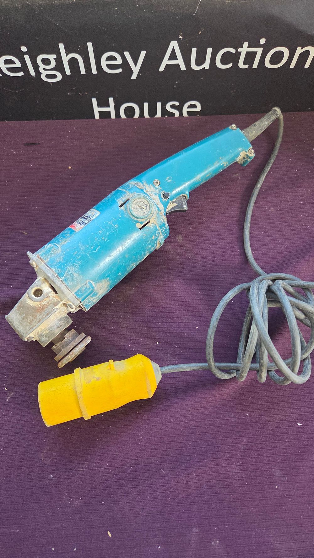 Lot 227 – A Makita 110V Industrial Corded Angle Grinder