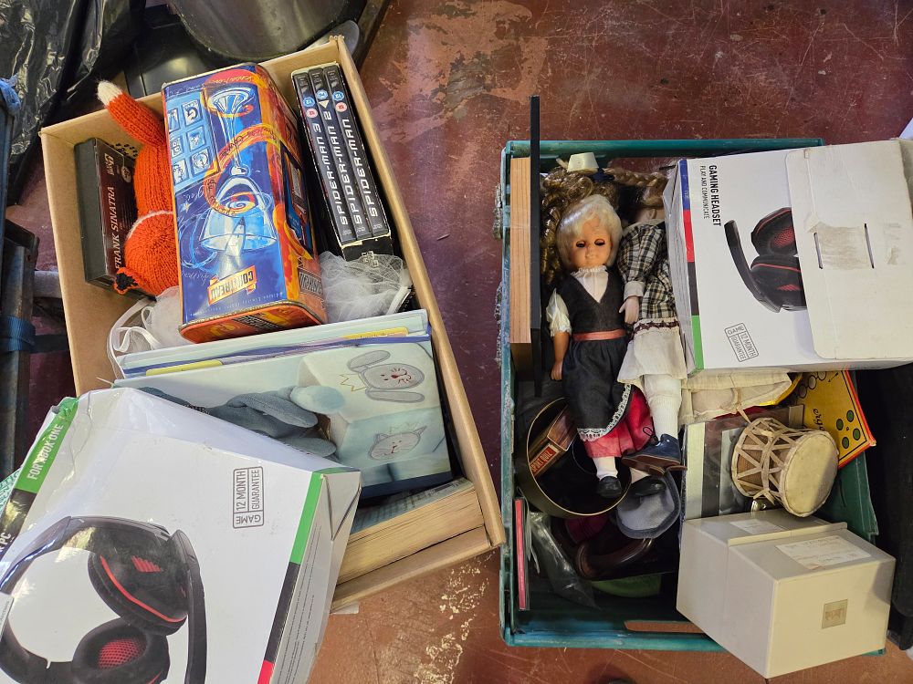 Lot 447 – A Collection of Mixed Collectibles, Electronics, Media, and Household Goods