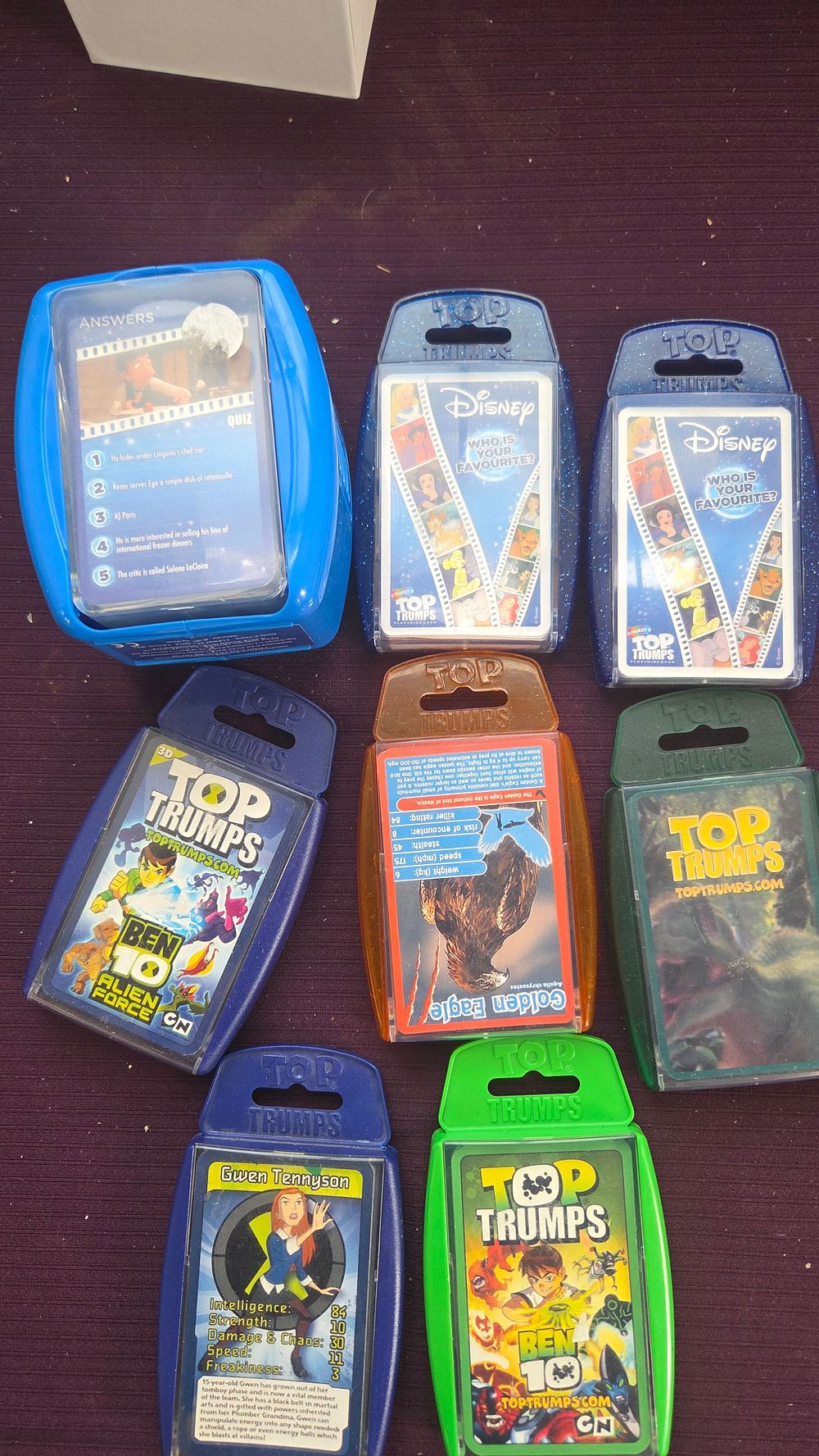 Lot 174 – A Collection of Top Trumps Card Game Sets