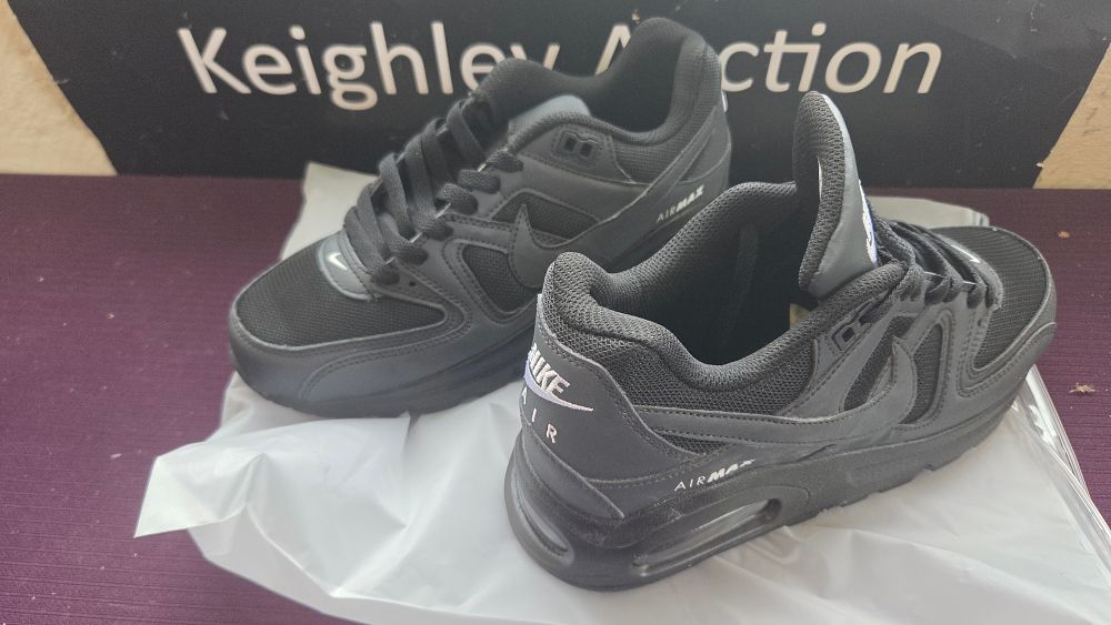 Lot 230 – A Pair of Nike Air Max Command Triple Black Trainers Size 7