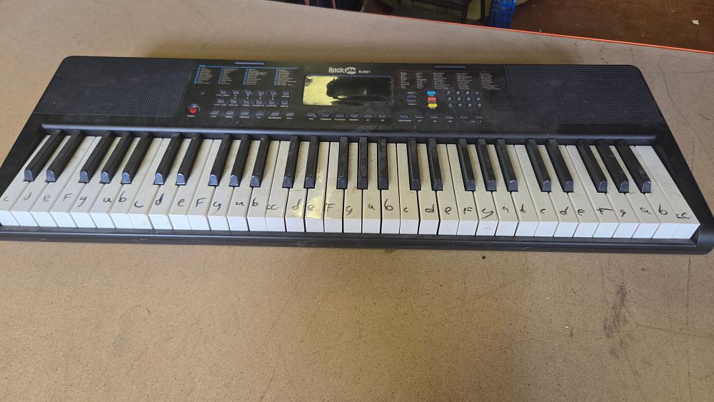 Lot 249 – RockJam RJ361 61-Key Electronic Keyboard
