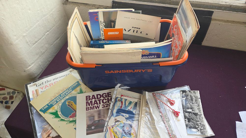 Lot 258 – A Collection of Vintage Ephemera, Aviation and Automotive Literature, and Miscellaneous Books