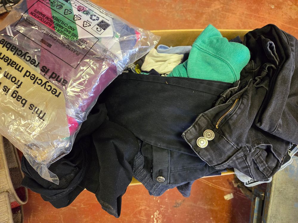 Lot 208 – An Assortment of Casual Apparel including Denim and Jersey Items