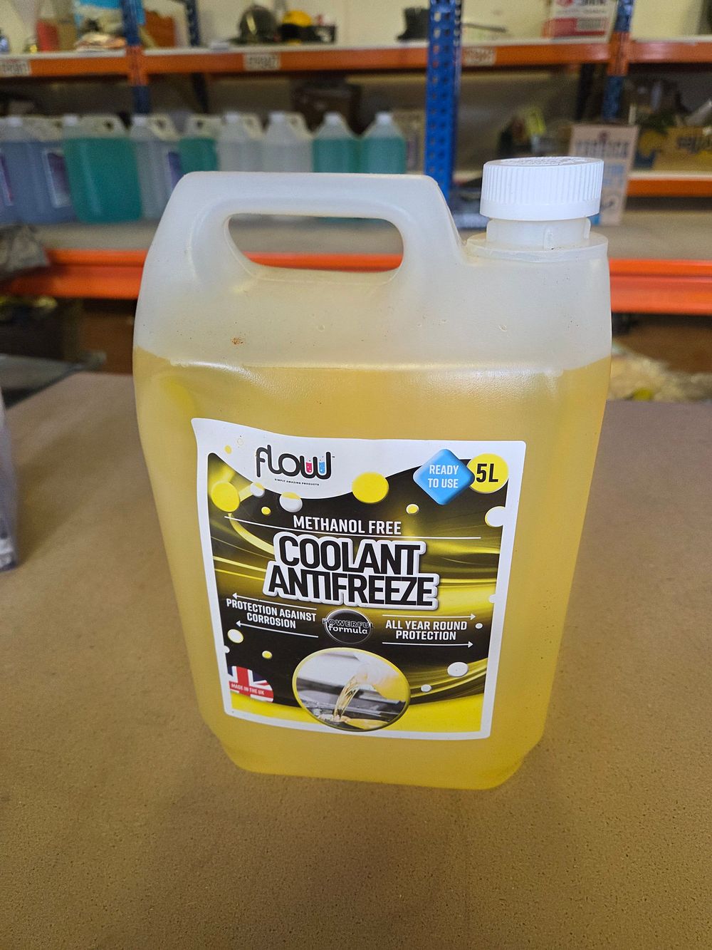 Lot 305 – One 5-Litre Container of Flow Ready-to-Use Coolant Antifreeze