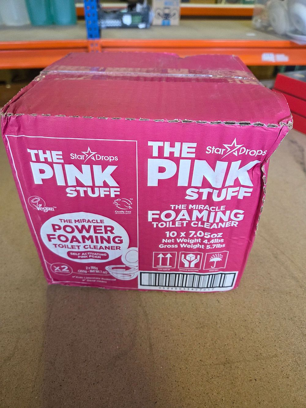 Lot 307 – A Case of Ten Units of Stardrops The Pink Stuff Miracle Power Foaming Toilet Cleaner