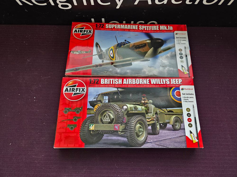 Lot 324 – A Pair of Airfix 1:72 Scale Plastic Model Starter Kits