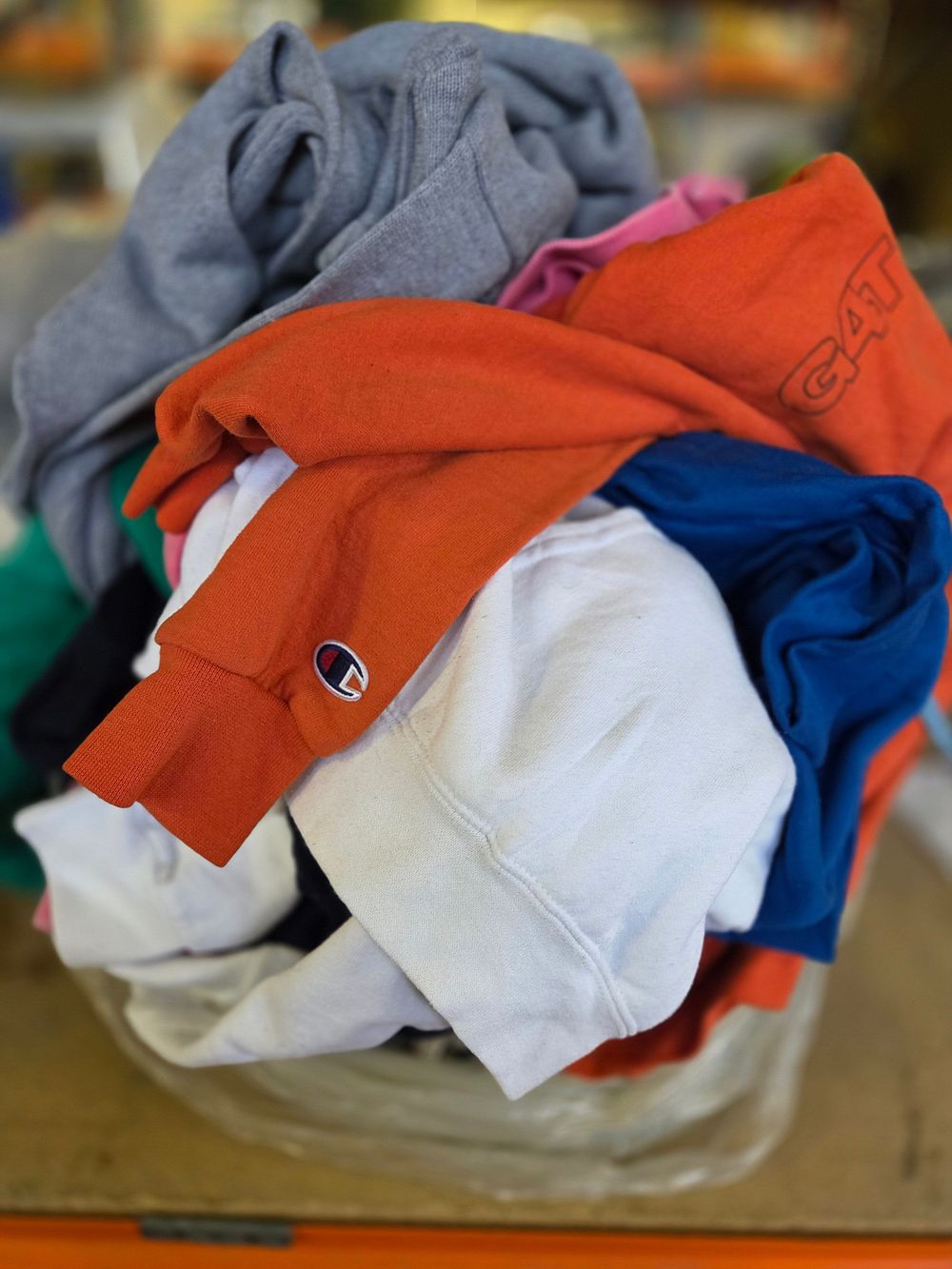 Lot 354 – A Collection of Assorted Branded Sweatshirts and Hoodies including Gap and Champion