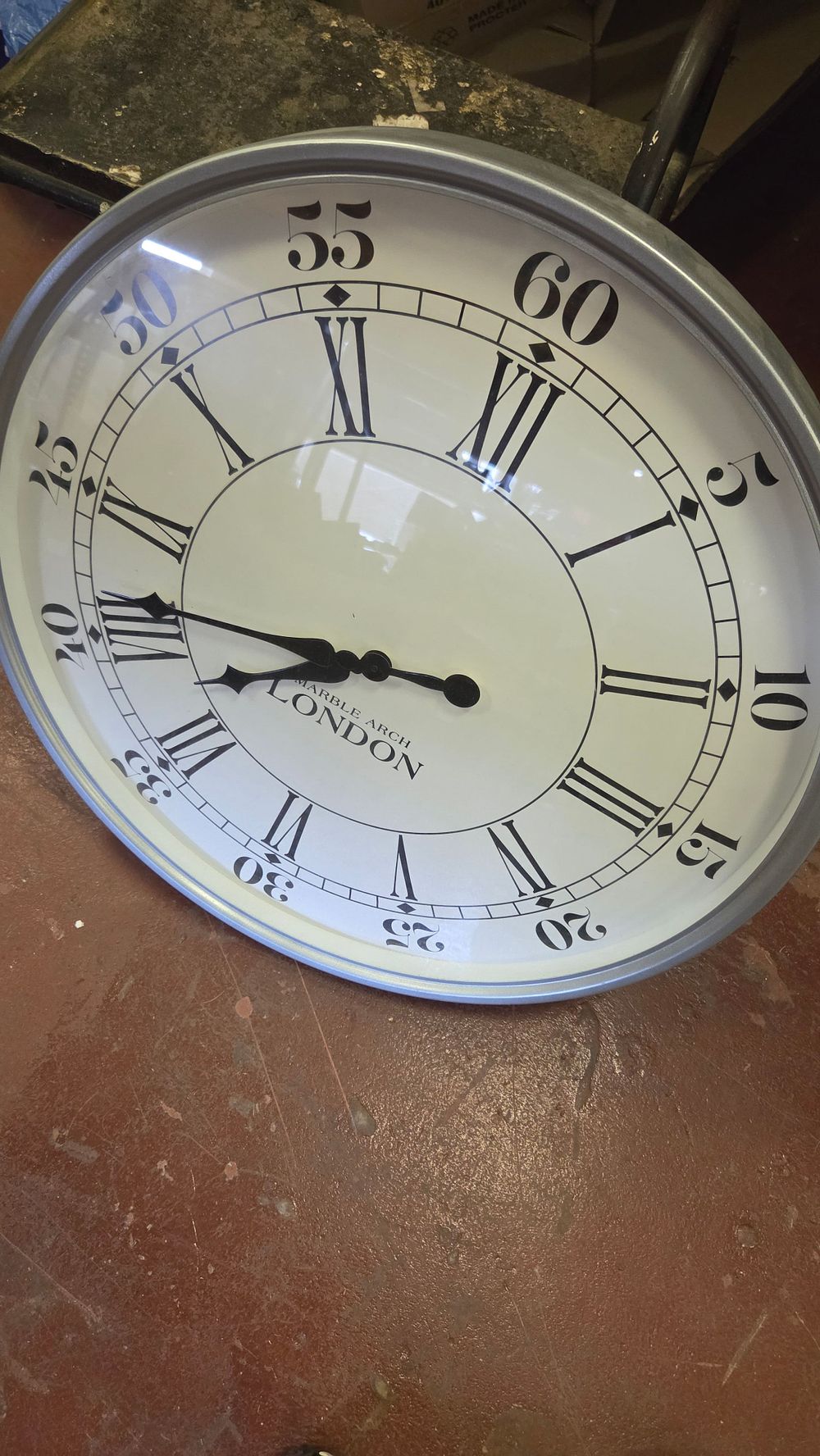 Lot 189 – Large Marble Arch London wall clock