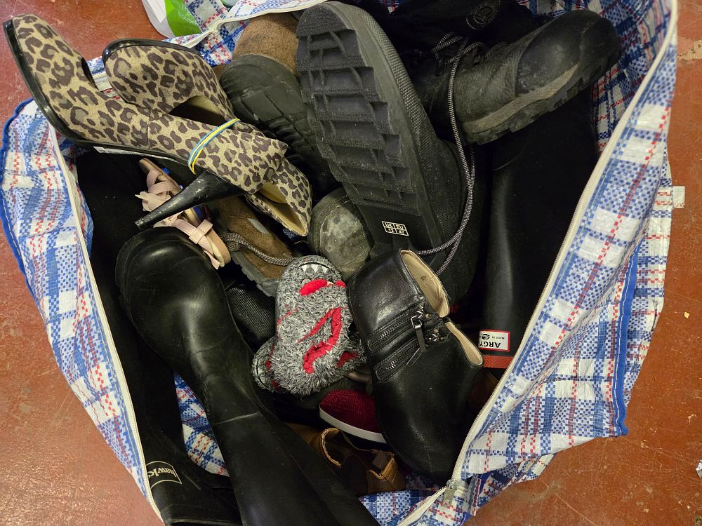 Lot 209 – An Assortment of Mixed Footwear Including Argyll Wellington Boots and Hawkshead Outdoor Shoes