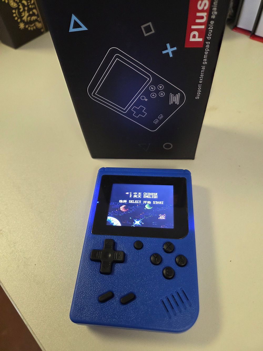 Lot 243 – New Game Box Plus Handheld Retro Video Game Console with Original Box