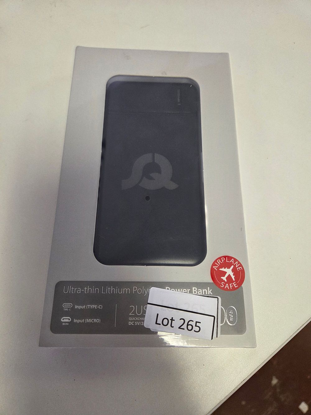 Lot 265 – A New Brand Q Portable Power Bank