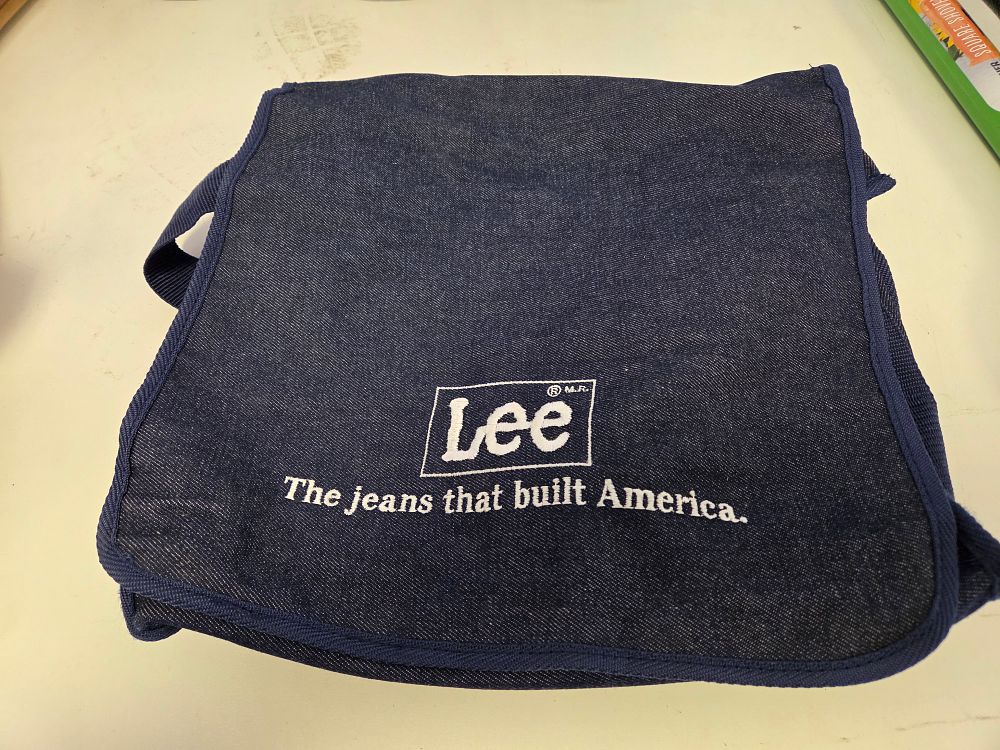 Lot 266 – Lee Indigo Denim Messenger Style Shoulder Bag