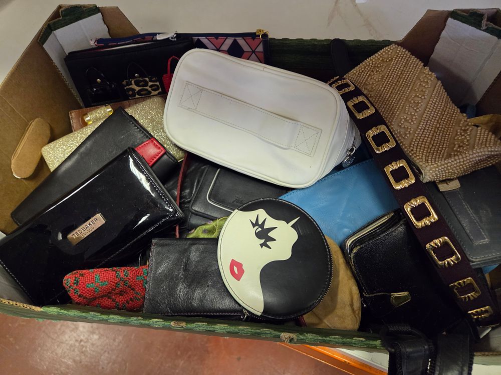 Lot 338 – An Assortment of Ladies’ Accessories including a Ted Baker Wallet and Vintage-Style Beaded Clutch