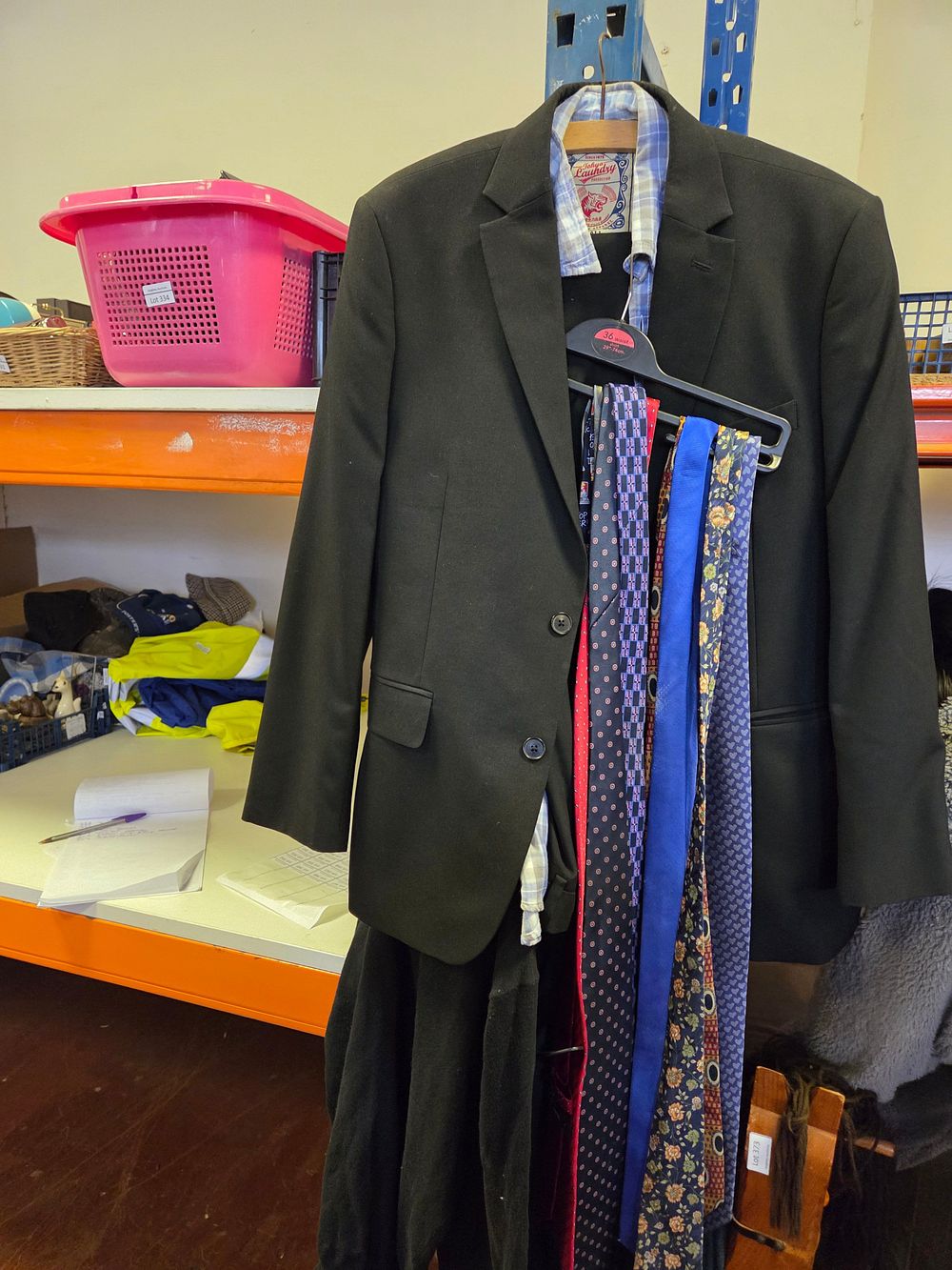 Lot 151 – A Collection of Men’s Formal Wear including a Tokyo Laundry Suit Jacket, Shirt, and Neckties