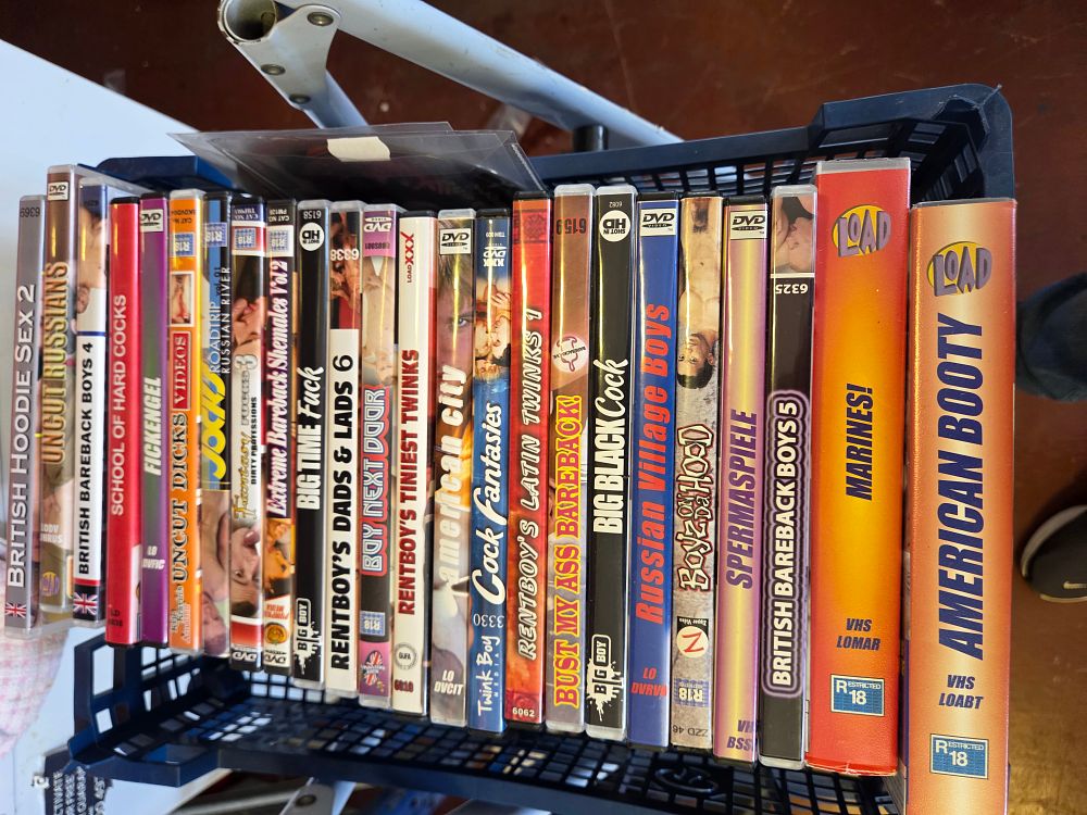 Lot 354 – A Collection of Gay Adult Interest Films on DVD and VHS