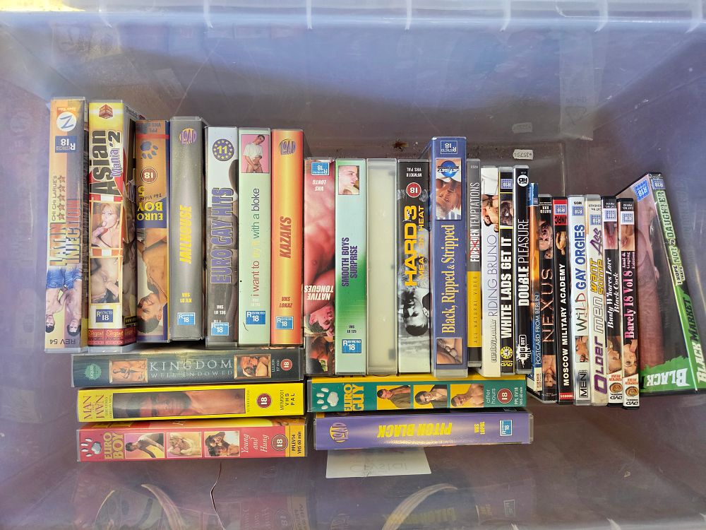 Lot 356 – A Collection of Adult Interest VHS Tapes and DVDs