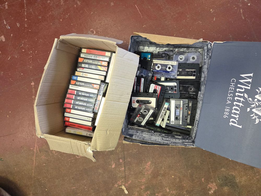 Lot 358 – A Collection of Blank Audio Cassette Tapes