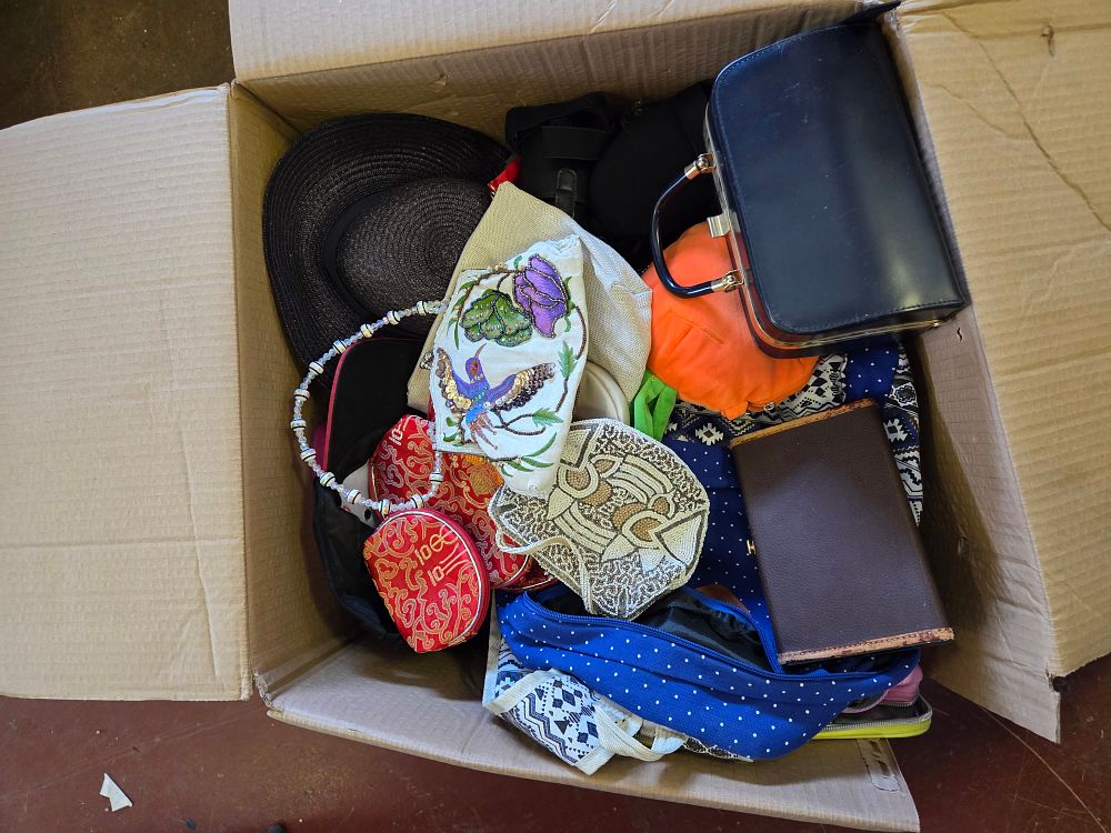Lot 361 – An Assortment of Ladies Fashion Accessories, Handbags, and Belts