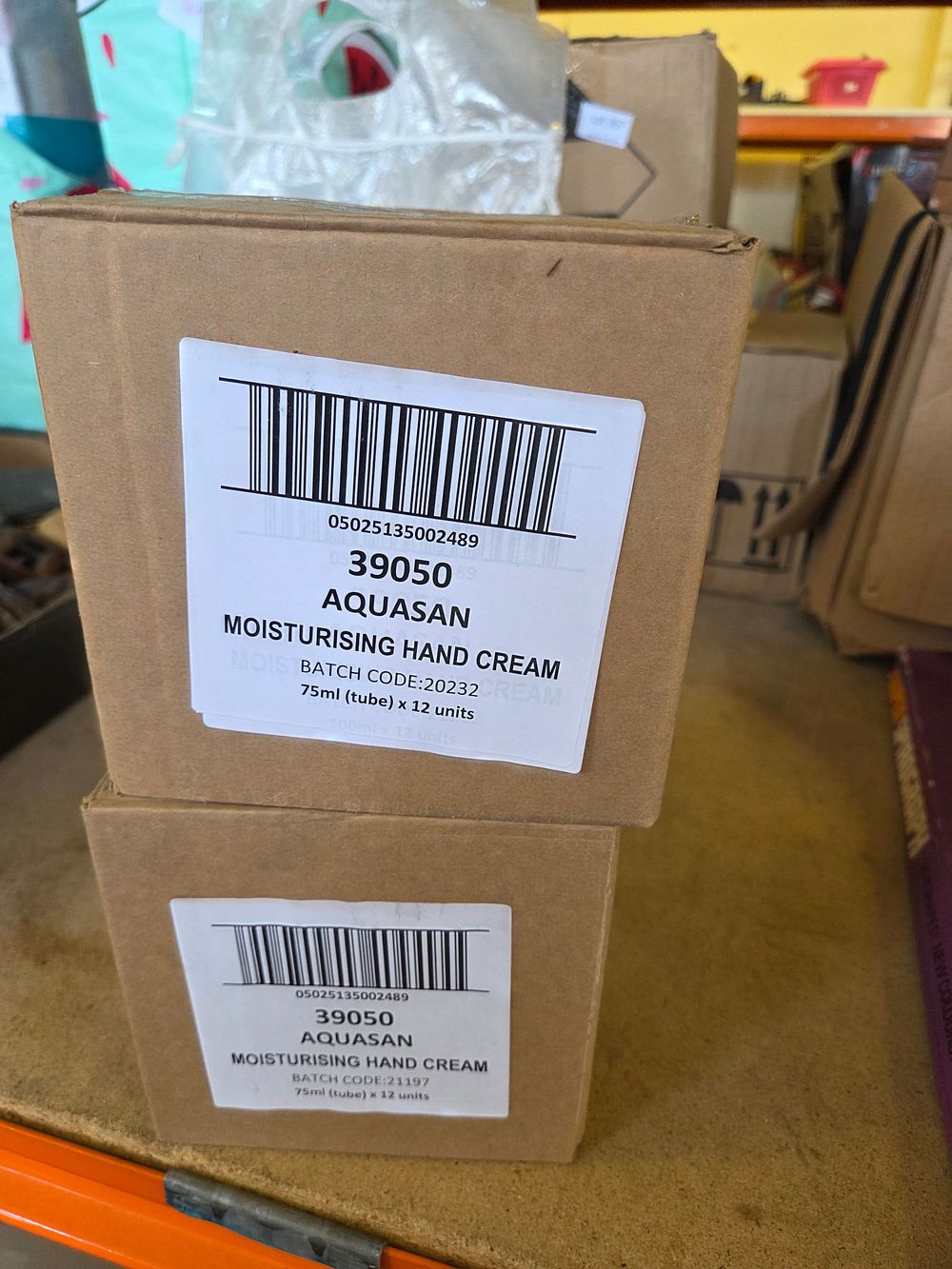 Lot 373 – 24 Units of Aquasan Moisturising Hand Cream